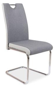 H-952 jídelní židle, šedá/eco bílá