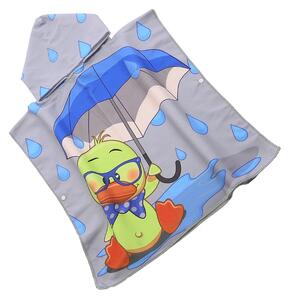 Dětské pončo DUCK SPLASH šedé Rozměr: 60 x 120 cm