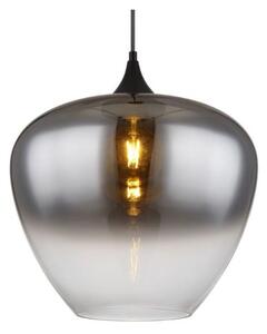 GLOBO 15548H2 MAXY závěsné svítidlo D400mm 1xE27 černá matná, kouřová