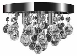 Visací stropní svítidlo křišťálový lustr chromový 240688