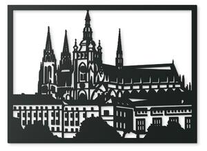 Drevko Obraz Pražský hrad