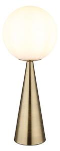 GLOBO 21031M PINPAL stolní lampička V495mm 1xE27 mosazná, bílá