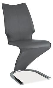 H-050 jídelní židle, šedá/chrom