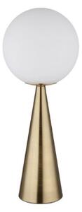 GLOBO 21031M PINPAL stolní lampička V495mm 1xE27 mosazná, bílá