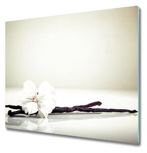 Skleněná krájecí deska Vanilková tyčinka 60x52 cm