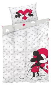 Ložní povlečení pro zamilované, 140 x 200 cm, 70 x 90 cm (Mickey Mouse) (100370641002)