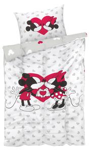 Ložní povlečení pro zamilované, 140 x 200 cm, 70 x 90 cm (Mickey a Minnie Mouse) (100370641001)