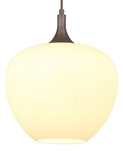 GLOBO 15548H1C MAXY závěsné svítidlo D290mm 1xE27 kávová, bílá