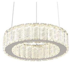 GLOBO 67162-30 MUCKY závěsné svítidlo D300mm LED 30W/1920lm 2700-6000K chromová, průhledná, dálkový ovladač