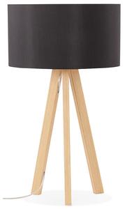 Kokoon Design Stolní lampa Trivet Mini Barva: černá/přírodní TL00190BLNA
