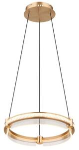 GLOBO 67196-36H BLONDIE závěsné svítidlo D400mm LED 36W/2000lm 2700-6000K zlatá, průhledná, dálkový ovladač
