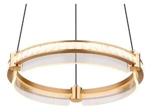 GLOBO 67196-36H BLONDIE závěsné svítidlo D400mm LED 36W/2000lm 2700-6000K zlatá, průhledná, dálkový ovladač