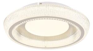 GLOBO 48375-36 SHARPER stropní svítidlo D400mm LED 36W/2600lm 2700+4000+6000K bílá matná, matný nikl