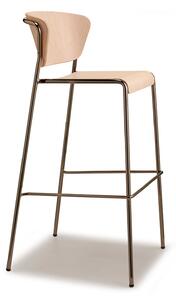 Scab Design designové barové židle Lisa Barstool Wood (výška 65 cm)