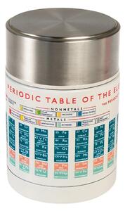Krémová/ve stříbrné barvě termoska na jídlo/dětská 450 ml Periodic Table – Rex London