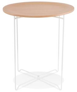 Kokoon Design Odkládací stolek Oola Barva: Přírodní/bílá