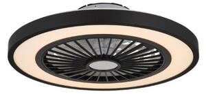 GLOBO 03653 BLIZZAK stropní svítidlo s ventilátorom D540mm LED 45W/2080lm 3000-6500K černá, bílá, dálkový ovladač