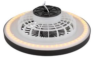 GLOBO 03653 BLIZZAK stropní svítidlo s ventilátorom D540mm LED 45W/2080lm 3000-6500K černá, bílá, dálkový ovladač