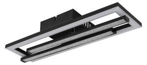 GLOBO 672843S HIGHWAY stropní svítidlo LED 24W/1420lm 4000K černá matná, průhledná