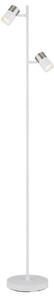 GLOBO 57851S BRISBON stojací lampa V1540mm 2xGU10 bílá, matný nikl