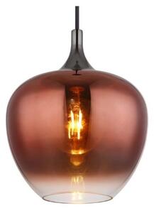 GLOBO 15548HG MAXY závěsné svítidlo D240mm 1xE27 černá, měděná