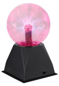 GLOBO 280110 PLASMA stolní lampička V205mm x černá, průhledná, AC 12V 300mA, adaptér