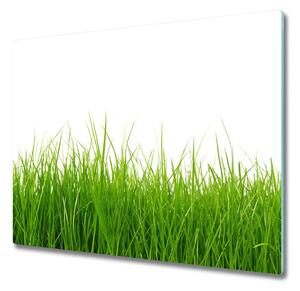 Skleněná krájecí deska tráva 60x52 cm
