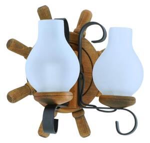 Nástěnné svítidlo TIMONA 2xE14/40W/230V buk