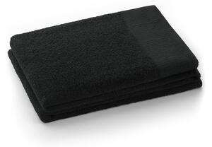 Černý froté bavlněný ručník 30x50 cm Amari – Restilo