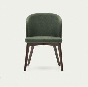 DARICE WALNUT židle zelená