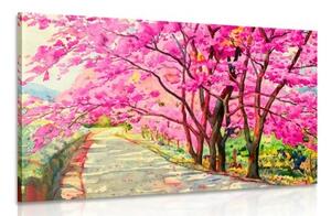 Obraz himálajské třešně - 90x60 cm