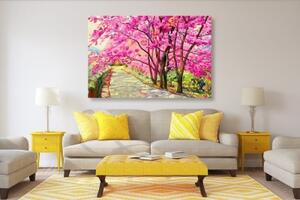 Obraz himálajské třešně - 60x40 cm