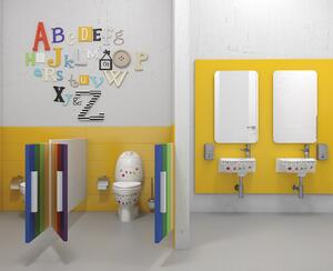 Sapho, KID dětské WC kombi vč.nádržky, zadní odpad, barevný potisk, CK311.400.0F