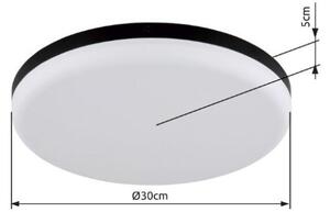 GLOBO 12387-24 MATTHEW stropní svítidlo D300mm LED 18W/1080lm 4000K černá matná, bílá