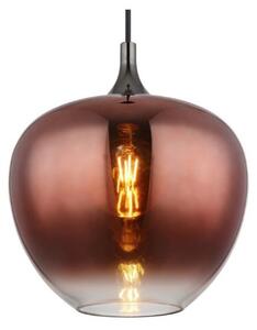 GLOBO 15548H1G MAXY závěsné svítidlo D290mm 1xE27 černá, měděná