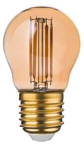 LED Žárovka AMBER G45 E27/4,5W/230V 2200K