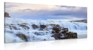 Obraz islandské vodopády - 100x50 cm
