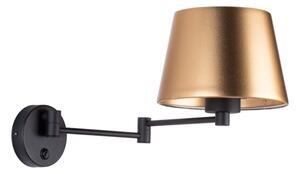 Nástěnná lampa GLORY 1xE27/15W/230V zlatá/černá