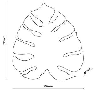Nástěnné svítidlo MONSTERA 4xG9/6W/230V zlatá