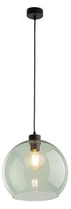 Lustr na lanku CUBUS 1xE27/15W/230V černá/kouřová zelená