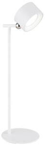 GLOBO 58436W JORJE dotyková stolní lampička V350mm LED 4,5W/120lm 3000+4000+5000K bílá USB kabel, nabíjecí baterie