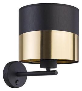 Nástěnná lampa LONDYN 1xE27/15W/230V černá/zlatá