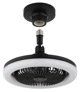 Globo 03680S - LED Stm stropní ventilátor LIDEA LED/20W/230V 3000-6500K černá+DO