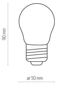 LED Žárovka P45 E27/2W/230V 2700K