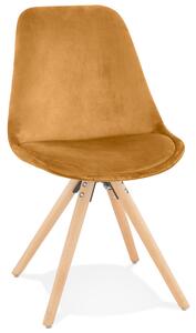 Kokoon Design Jídelní židle Jones Barva: hořčicová žlutá/přírodní