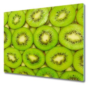 Skleněná krájecí deska kiwi 60x52 cm