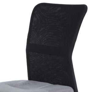 Dětská židle GRETA černo-šedá