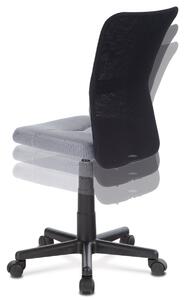 Dětská židle GRETA černo-šedá