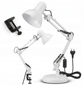 Stolní lampa E27 230 V, nastavitelná, s klipsem, IP20
