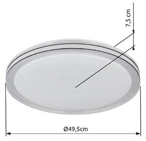 GLOBO 41263-24 VELENO stropní svítidlo D495mm LED 24W/1560lm 3000K bílá, starlight efekt